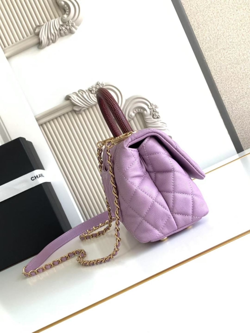 Ch**el top handle bags